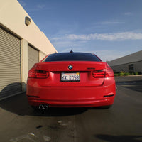Rear Bumper Reflector Overlays - Smoke Tint | 2012-2015 BMW F30 Sedan