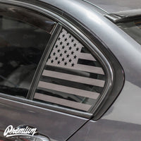 American Flag Rear Quarter Window DECAL Set | 2012-2015 BMW F30 Sedan