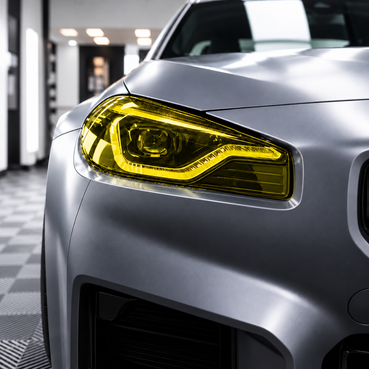 2023-2026 BMW G87 M2 Pre-Cut Headlight PPF | Yellow Tint