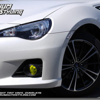 Subaru BRZ Yellow Fog Light Tint Overlays By: Premium Auto Styling