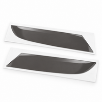 2022–2027 Subaru BRZ taillight with smoked tint vinyl overlay covering the clear turn signal section and leaving the red C-shaped lens exposed.