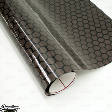 PREMIUM AIR RELEASE TINT | MEDIUM SMOKE HONEYCOMB TINT 19" Wide