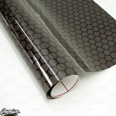 PREMIUM AIR RELEASE TINT | MEDIUM SMOKE HONEYCOMB TINT 19" Wide