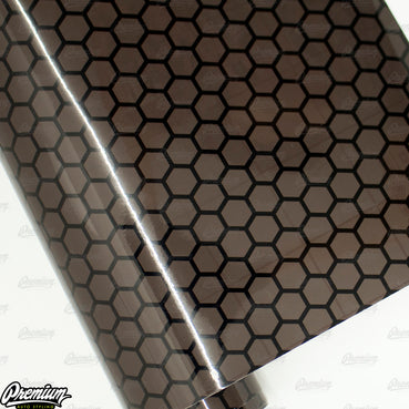 PREMIUM AIR RELEASE TINT | MEDIUM SMOKE HONEYCOMB TINT 19" Wide