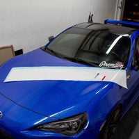 UNIVERSAL FIT | (Choose Your Color) Blank Window Banner - No Logo