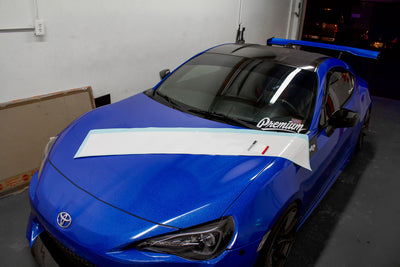 UNIVERSAL FIT | (Choose Your Color) Blank Window Banner - No Logo