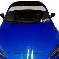 Universal Fit | GLOSS WHITE Window Banner - Blank ( No Logo )