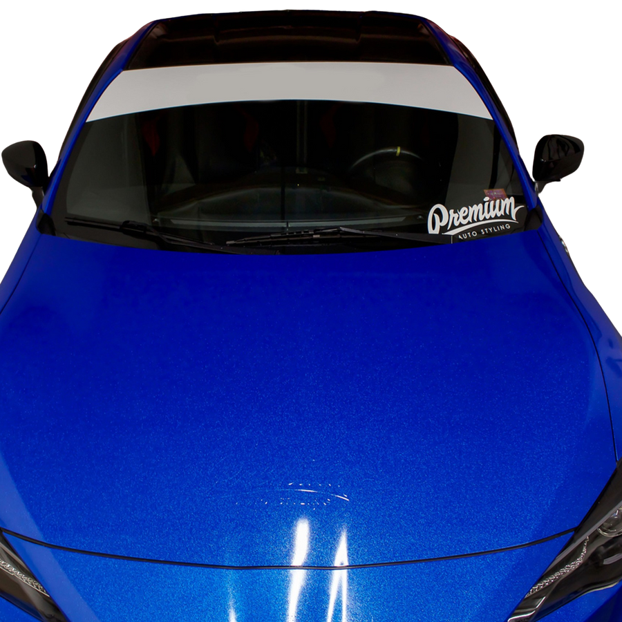 Universal Fit | GLOSS WHITE Window Banner - Blank ( No Logo )