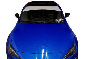 Universal Fit | GLOSS WHITE Window Banner - Blank ( No Logo )