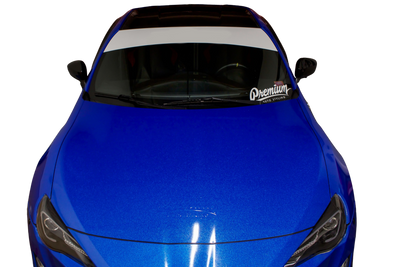 Universal Fit | GLOSS WHITE Window Banner - Blank ( No Logo )