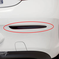 Smoked Rear Bumper Reflector Overlays | 2015-2018 C-Class Coupe / Convertible