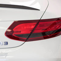 Smoke Tail Light Tint Overlays | 2015-2018 Mercedes C-Class Coupe / Convertible