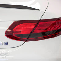 Smoke Tail Light Tint Overlays | 2015-2018 Mercedes C-Class Coupe / Convertible