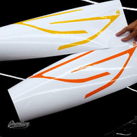 Yellow Headlight DRL Vinyl Overlays | 2025+ Toyota Camry XLE / XSE