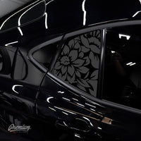 Floral Quarter Window DECAL | 2025+ Toyota Camry