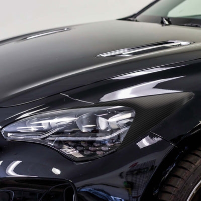 Carbon Fiber Headlight Amber Delete | 2018-2023 Kia Stinger