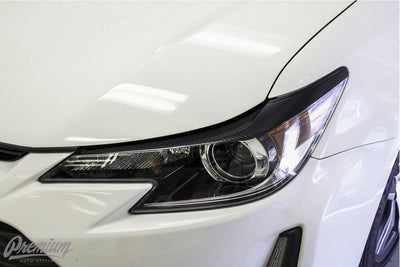 Headlight Upper Eyelid Vinyl Overlay | 2014-2017 Scion TC