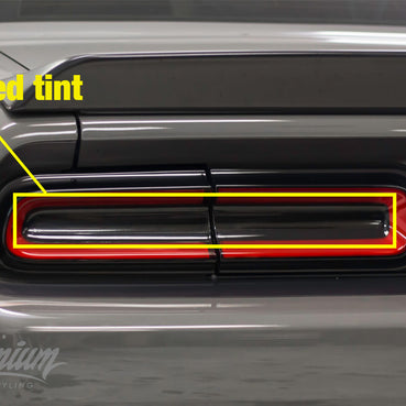 Tail Light Insert Tint Overlays - Smoke Tint |2015-2023 Challenger