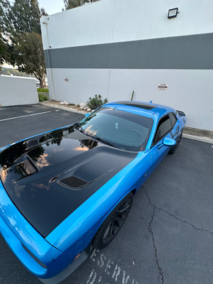 High Gloss Black - Hood Wrap Vinyl | Universal Fit ( Measure Size Needed)