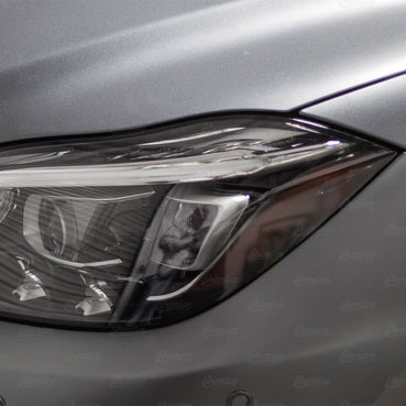 Headlight Amber Delete Vinyl Overlay - Smoke Tint | 2016 Mercedes CLS 63S