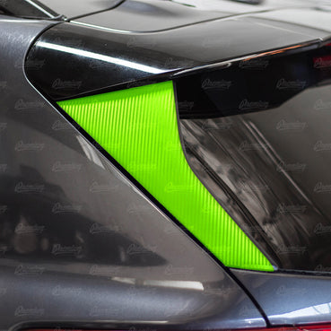 Hatch Pillar Overlay - Carbon Fiber