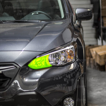 High Beam Overlay - Yellow Tint
