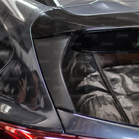 Hatch Pillar Overlay - Carbon Fiber