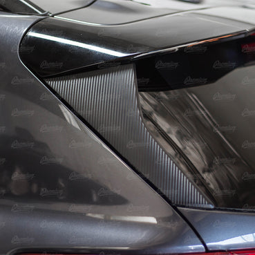 Hatch Pillar Overlay - Carbon Fiber