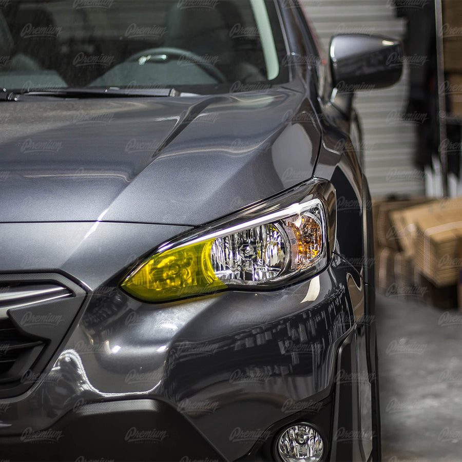 High Beam Overlay - Yellow Tint