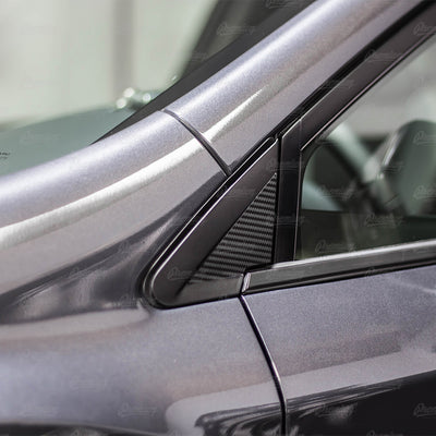 Mirror Inlay Accent Overlay - Carbon Fiber