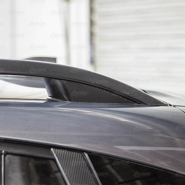 Roof Rack Accent Overlays - Carbon Fiber