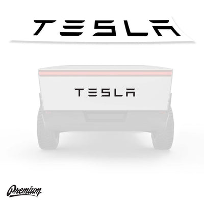 CyberTruck Tail Gate DECAL "TESLA" | 2024 Tesla CyberTruck