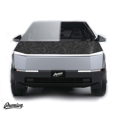Pre-Cut Shadow Black Frunk Wrap | 2024+ Tesla CyberTruck