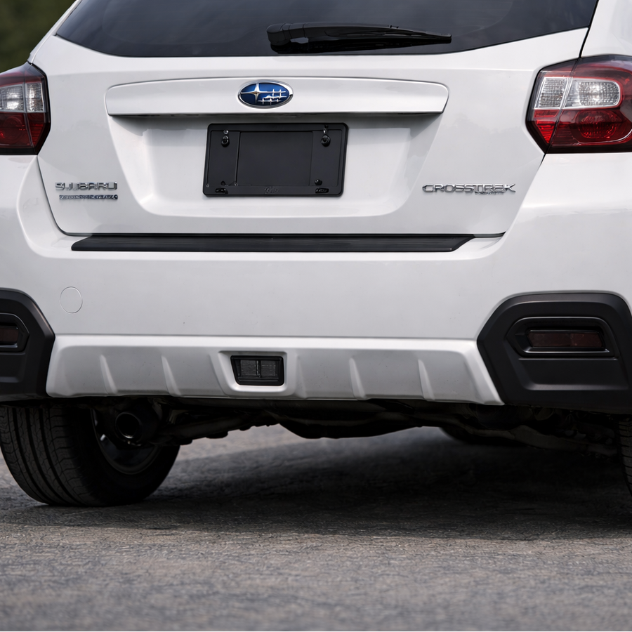 Rear Bumper Reflector Gloss Black Vinyl Overlays
