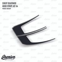 2016-2018 Chevy Silverado Hood Stripe Kit