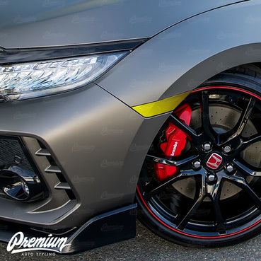 Broken Hearts Front Side Reflector Overlays- Gloss Black