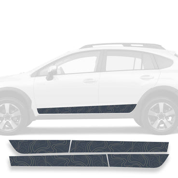 Topo Rocker Panel DECAL Kit