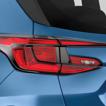 2024–2026 Subaru Crosstrek Red Tail Light Tint Overlays with Reverse Cutouts