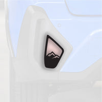 Rear Bumper Reflector w/ Mountain Range Overlays - Subaru Crosstrek (2024+)