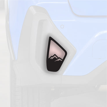 Rear Bumper Reflector w/ Mountain Range Overlays - Subaru Crosstrek (2024+)