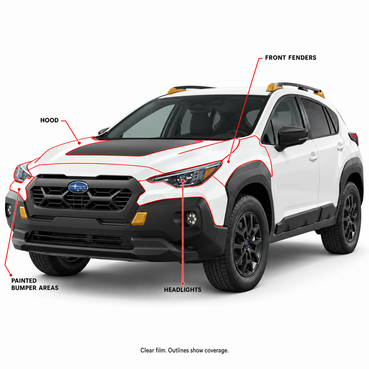 2024–2025 Subaru Crosstrek Wilderness Full Front PPF Kit – Precut Clear Film