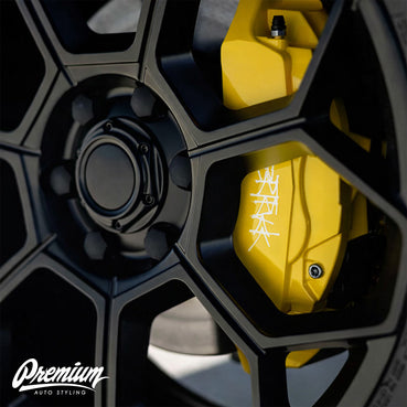 Tesla Cybertruck Brake Caliper Decal Custom Sticker Vinyl Decals Set of 4