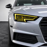 2017–2019 Audi A4 / S4 B9 DRL Tint + Amber Delete Overlays & Yellow Headlight | Pre-Cut Kit