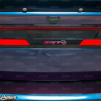 SRT HELLCAT - CENTER TAIL LIGHT DECAL - GLOSS BLACK | 2015-2022 DODGE CHARGER