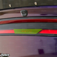 SRT HELLCAT - CENTER TAIL LIGHT DECAL - GLOSS BLACK | 2015-2022 DODGE CHARGER