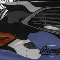 Distressed Flag Quarter Window DECAL | 2019-2022 Subaru Ascent