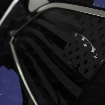 Distressed Flag Quarter Window DECAL | 2019-2022 Subaru Ascent