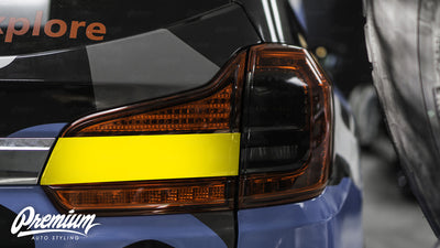 Taillight Chrome Delete Overlay - Smoke Tint | 2019-2022 Subaru Ascent