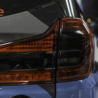 2019-2022 Subaru Ascent Tail Light Chrome Delete Overlay - Gloss Black