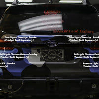 Trunk Trim Chrome Delete - Satin Black Vinyl Overlay | 2019-2022 Subaru Ascent